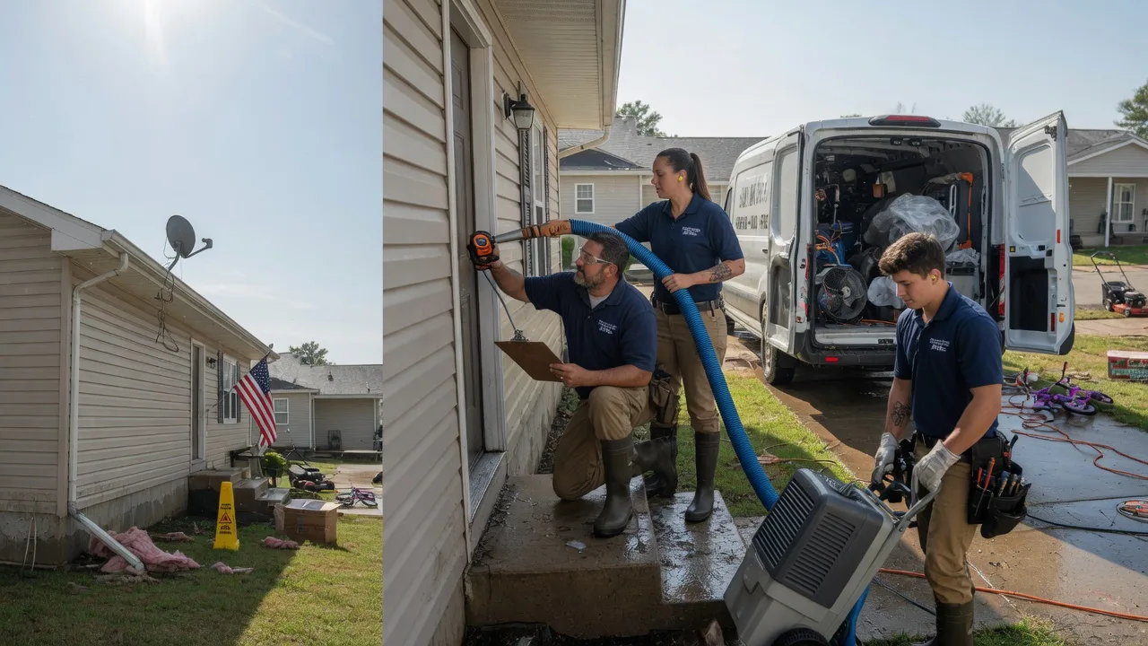 Ceiling Water Damage Restoration in Salamonia, IN near me
